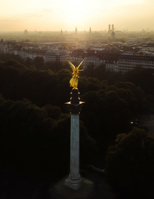 Friedensengel Sunset